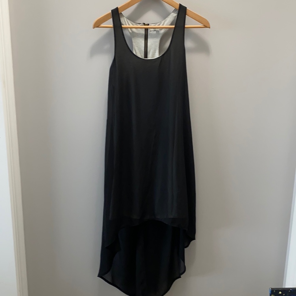 Racer back high to low dress